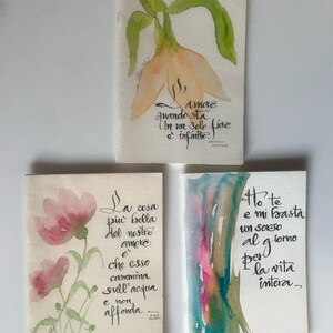 Notebooks bound and made entirely by hand