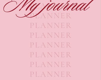 Planner Bundle | Daily, Weekly & Monthly Planner | Habit, Budget Tracker | Pink | Printable Digital Planner