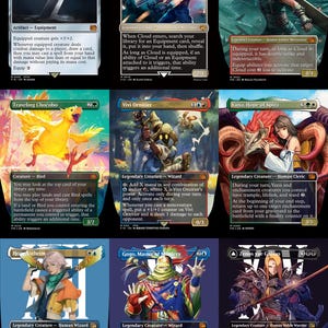 Carte proxy MTG Final Fantasy Rainbow Foil
