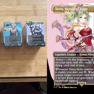 MTG Final Fantasy Commander Deck ALLE 100 kaarten PROXY dit is een pre-order, wordt verzonden op 18-6-23 wanneer de decks zijn voltooid.
