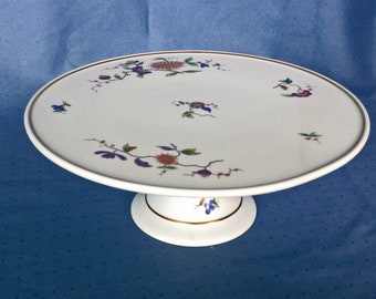 Floral Oriental Vintage Mason/'s Ironstone /'Chinese Garden/' Small Cake StandBonbon Dish