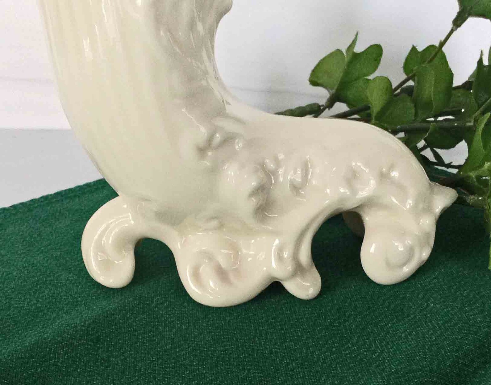 Belleek Fermanagh Spill Vase 6th Green Mark MINT Condition Etsy