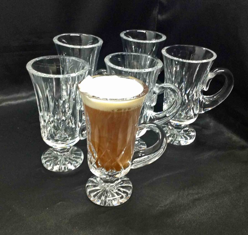 6 Waterford Irish Coffee Cups MINT Condition Waterford Etsy