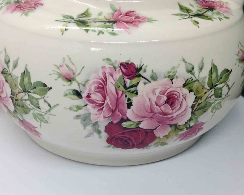 Teapot Arthur Wood 6304 Rose Kettle Shape Teapot MINT Etsy