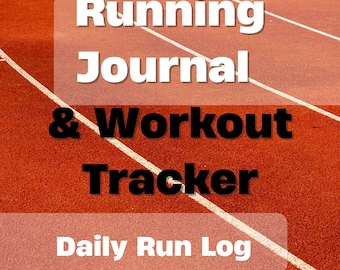 Running Journal & Workout Tracker | Daily Run Log | Printable Running Planner PDF