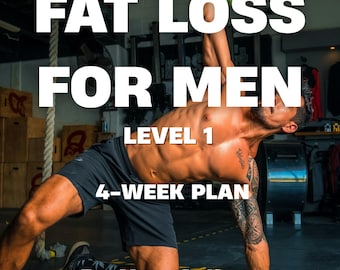 4-Week Fat Loss Plan for Men (At Home, No Equipment,PDF)
