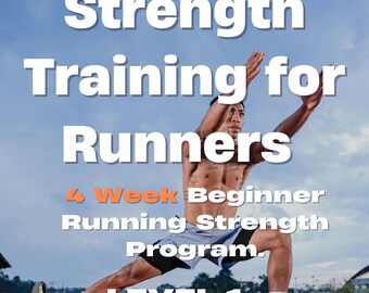 Strength Training for Runners | 4 Week Beginner Running Strength Program | Printable Fitness PDF