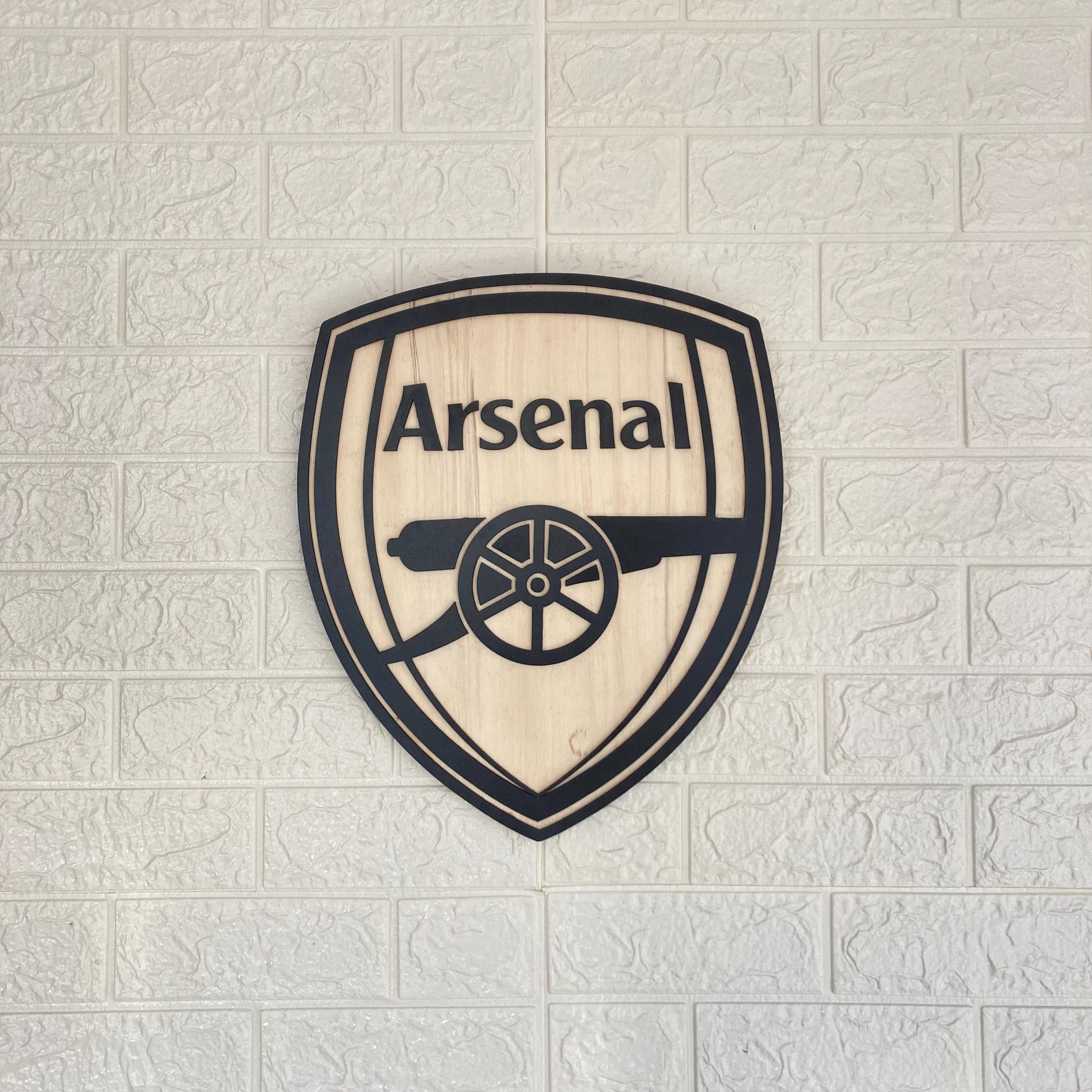Arsenal エンブレム型壁掛け飾り アーセナル サッカー Arsenal plaque - Etsy 日本