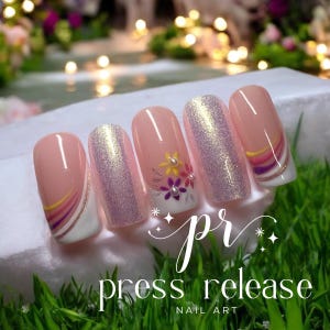 Press on Nails- Dreamy Flowers