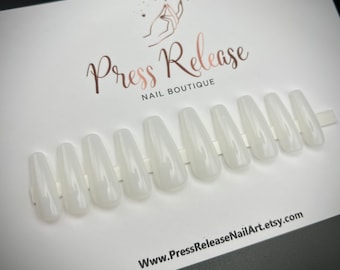 Press on Nails -Milky White