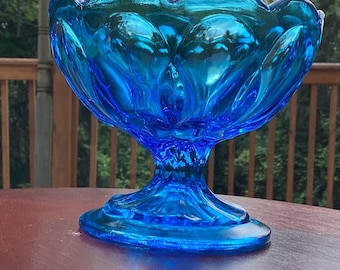 Briljantblauwe compotekop