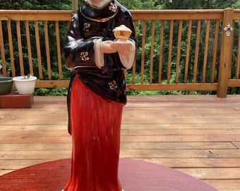 Vintage Moriyama Porcelain Japanese Woman