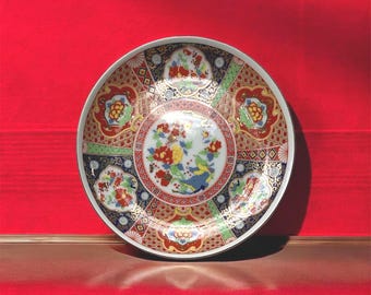 Plato decorativo de pared estilo Imari japonés
