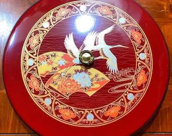 MCM Japanese Crane Motif Tray