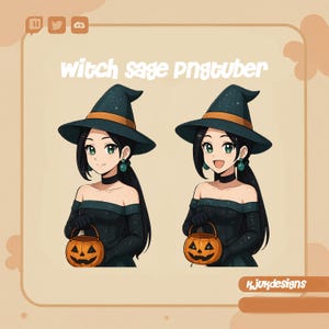 Witch Sage PNGTuber | Magical Valorant Inspired Pngtuber