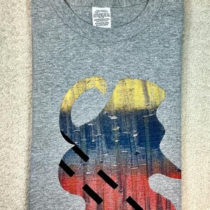 Hand Painted Unisex, Graphic T Shirt, Cool Artistic Classic Tshirt, Medium