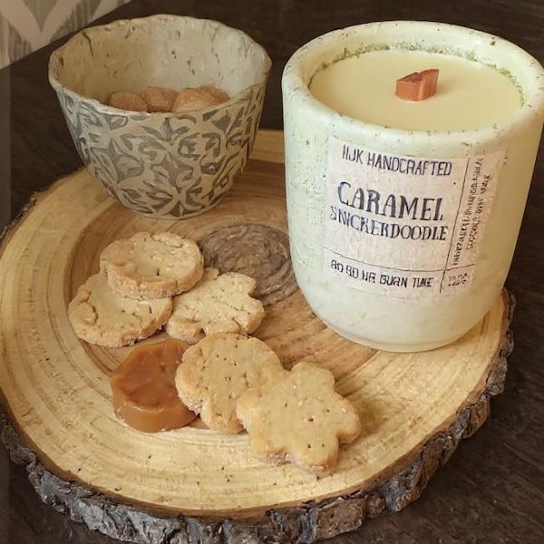 Holiday Winter Christmas collection Coconut wax wood wick candles