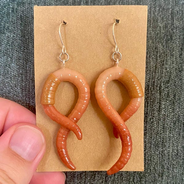 Worm Earrings