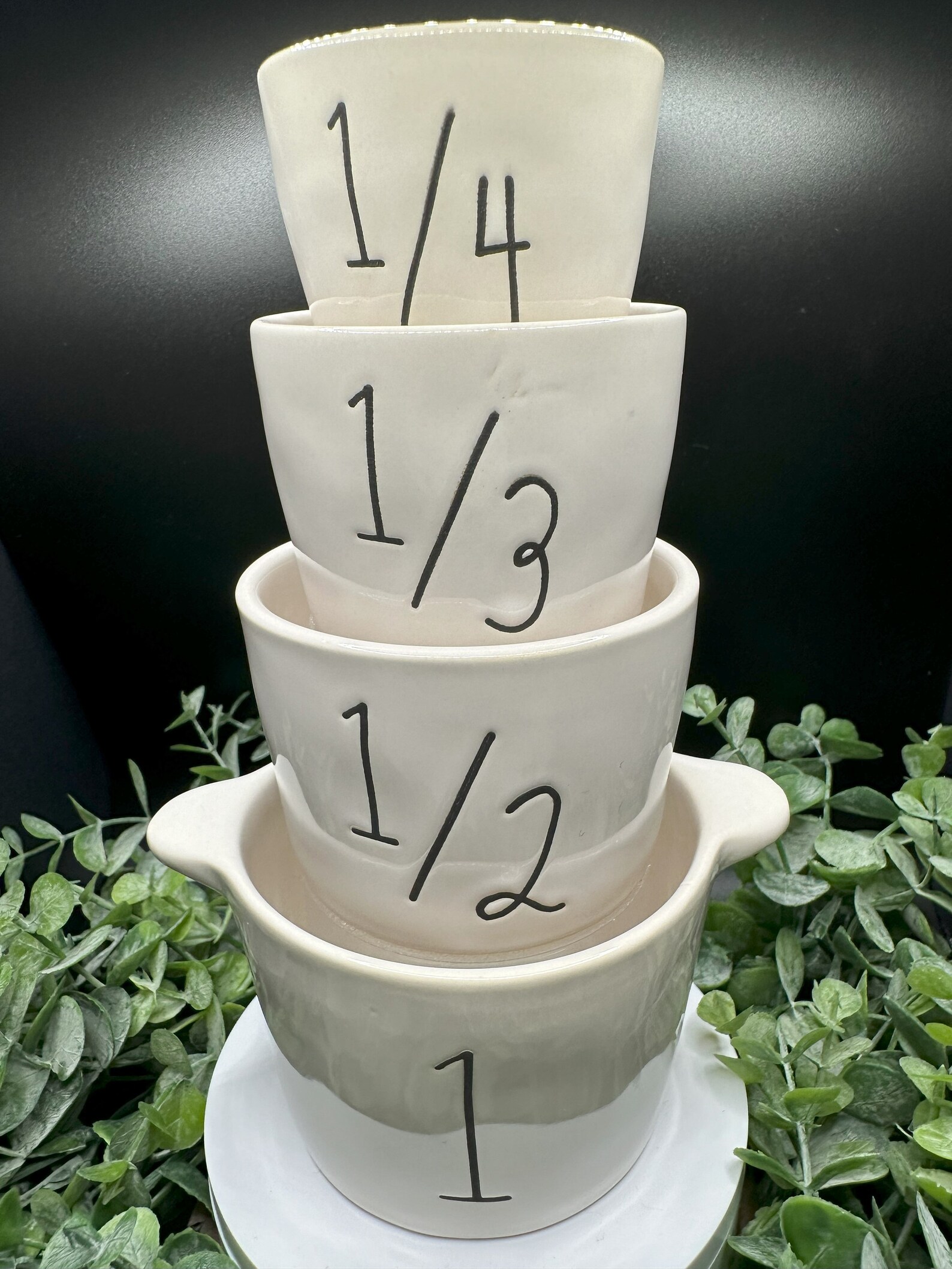 The Bucket Riser Set for Rae Dunn Measuring Cups -set of 3, Clear PLA ...