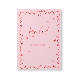 Diario de oración con impresiones interiores, cuaderno de tapa blanda para escribir cartas a Dios, regalo inspirador, diario devocional, diario de fe,