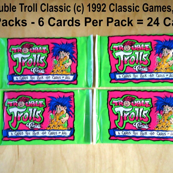 Troll Trading Cards Etsy