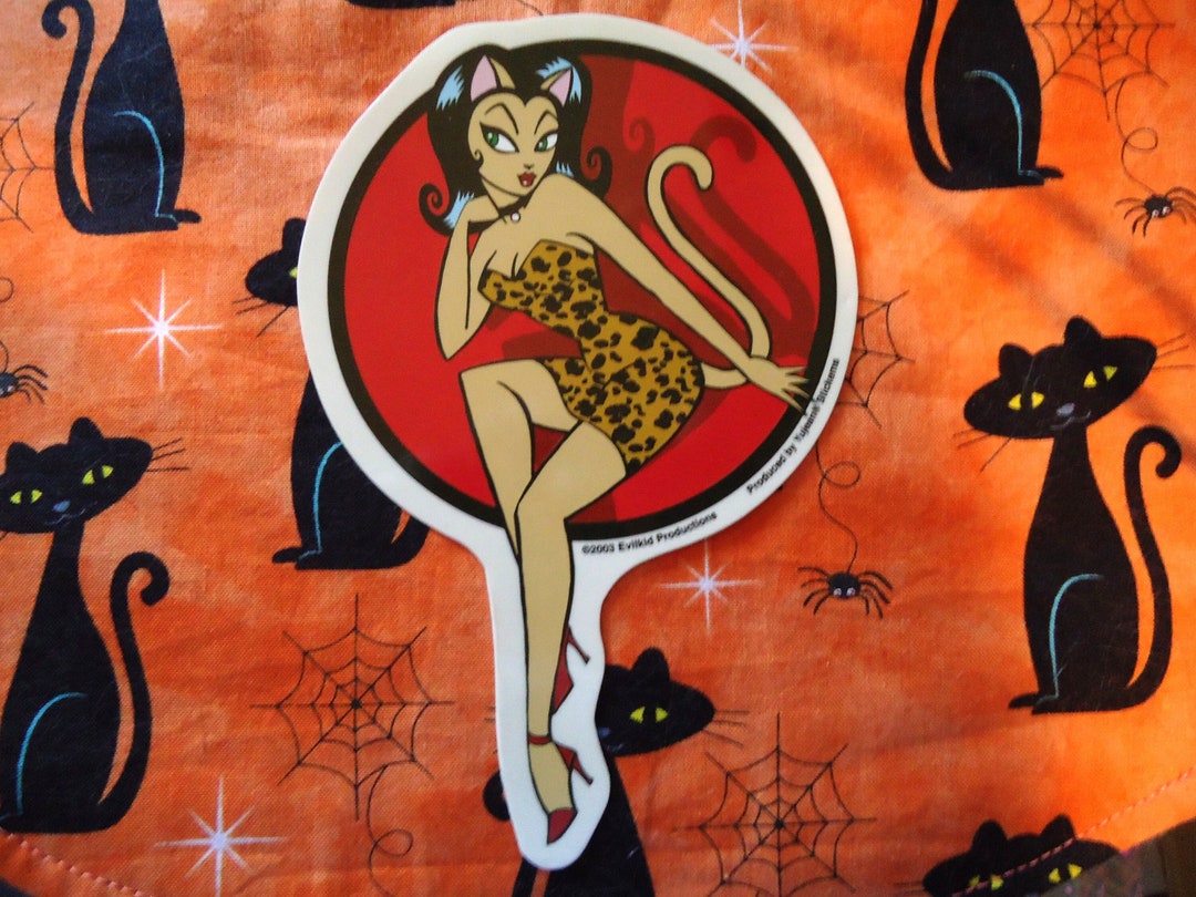 FELINE GLAMOROUS STICKER, 2003, Produced by Yujean, Leopard Kitten, (R ...