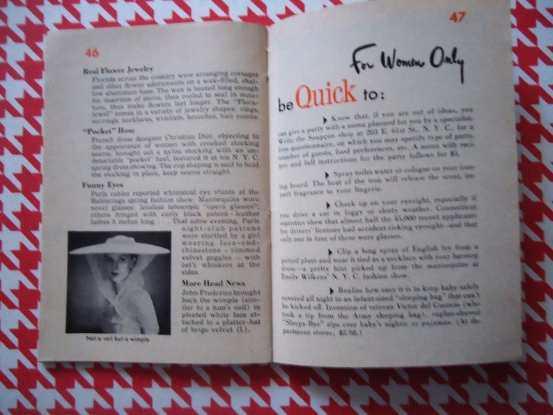 QUICK, PAPERBACK DIGEST, 1951, Hollywood Actress, Judy Holliday, Weekly Tabloid, Pocket Edition, Magazine, Explore Now, embrace123etsy image 5