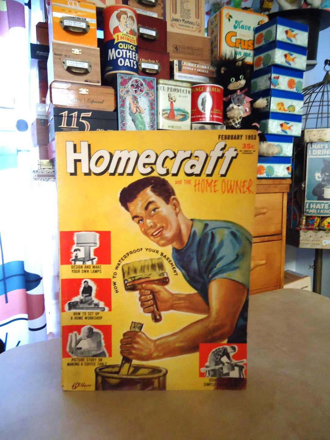 HOMECRAFT HOMEOWNER MAGAZINE 1953 Home Craftsman Magazine Etsy