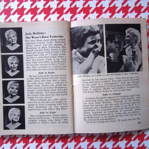 QUICK, PAPERBACK DIGEST, 1951, Hollywood Actress, Judy Holliday, Weekly Tabloid, Pocket Edition, Magazine, Explore Now, embrace123etsy image 2