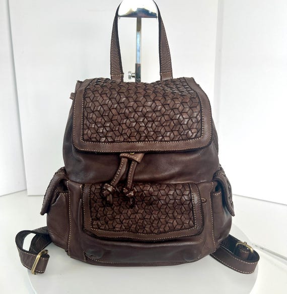 louis vuitton backpack badge Louis Vuitton Badge Palm Springs Backpack PM Monogram Brown Black Red