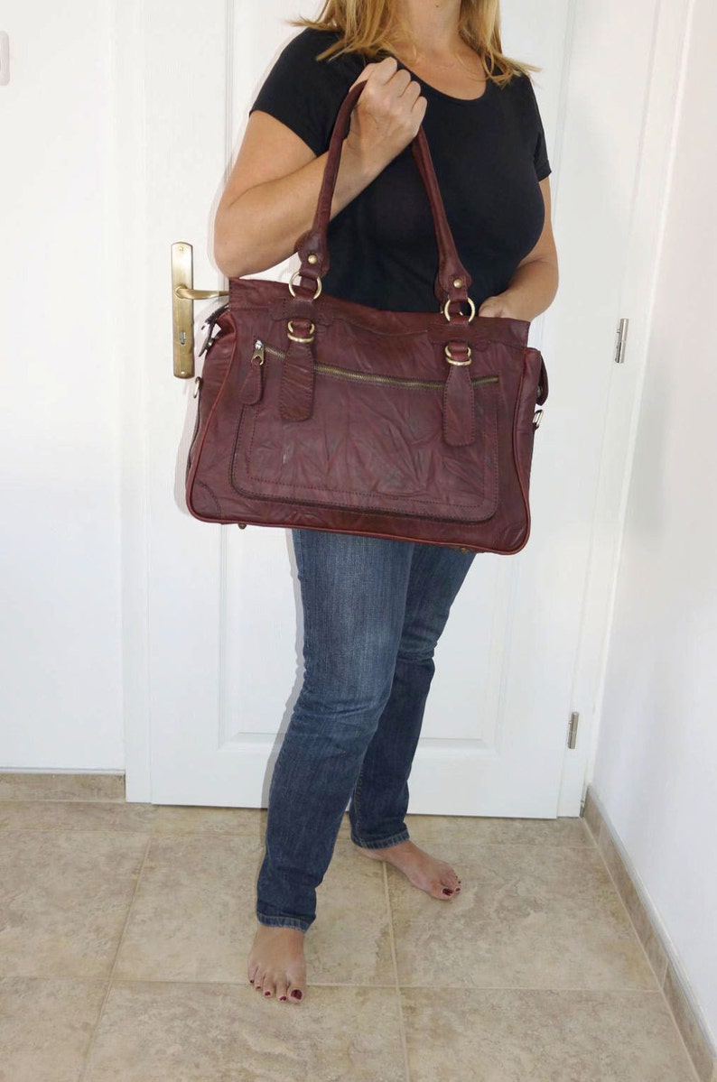 Leather Tote Bag Leather Tote Bag Leather Tote Bag Leather Tote Bag Leather Tote Bag Leather Tote Bag Leather Tote Bag mahogany! Rina XXL