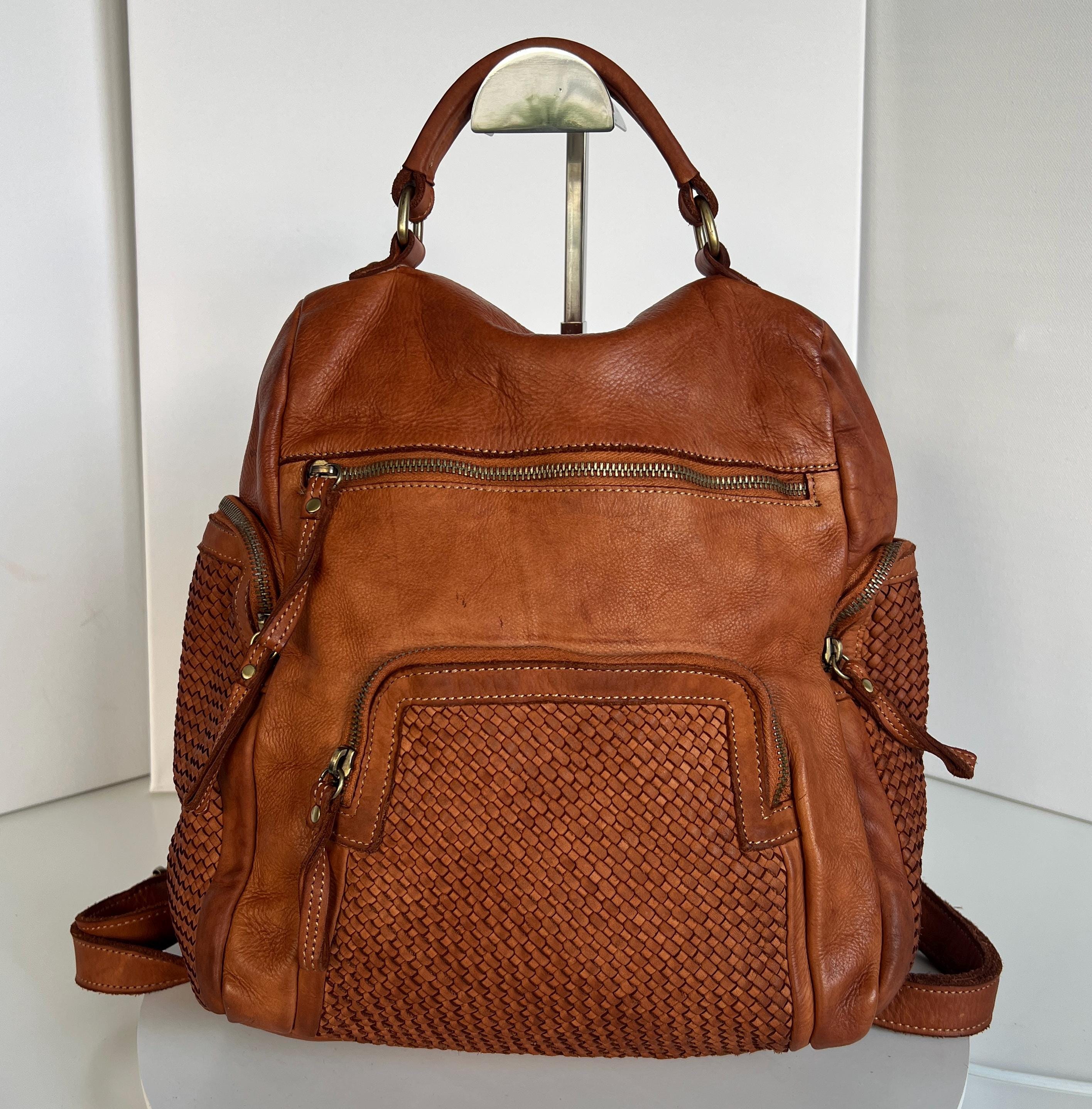 Black Leather Jerry Handmade Italian leather backpack Generation Leather Backpack | Waterproof Italian Leather main image 2