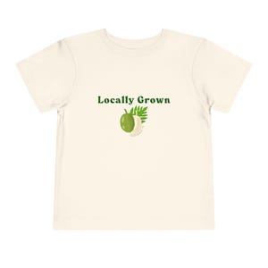 Locally Grown Toddler T-Shirt | Ulu Breadfruit Island Design | Hawaiian Keiki Shirt | Local Baby Gift | Cultural Toddler Tee | Kids Shirt,