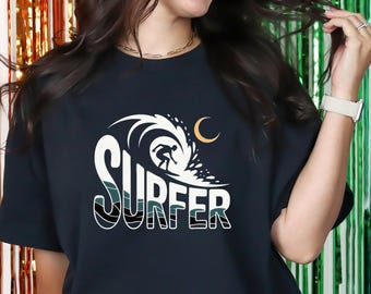 Ride the Wave – Retro Surfboard Summer Tee | Vintage Beach T-Shirt, Surfing Gift, Ocean Vibes Shirt