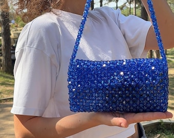 Crystal Beaded Bag | Crystal Bead Bag | Bead Bag | Beaded Bag | Crystal Bag | Bag | Crystal Beaded Bag | Crytstal Bead Bag |