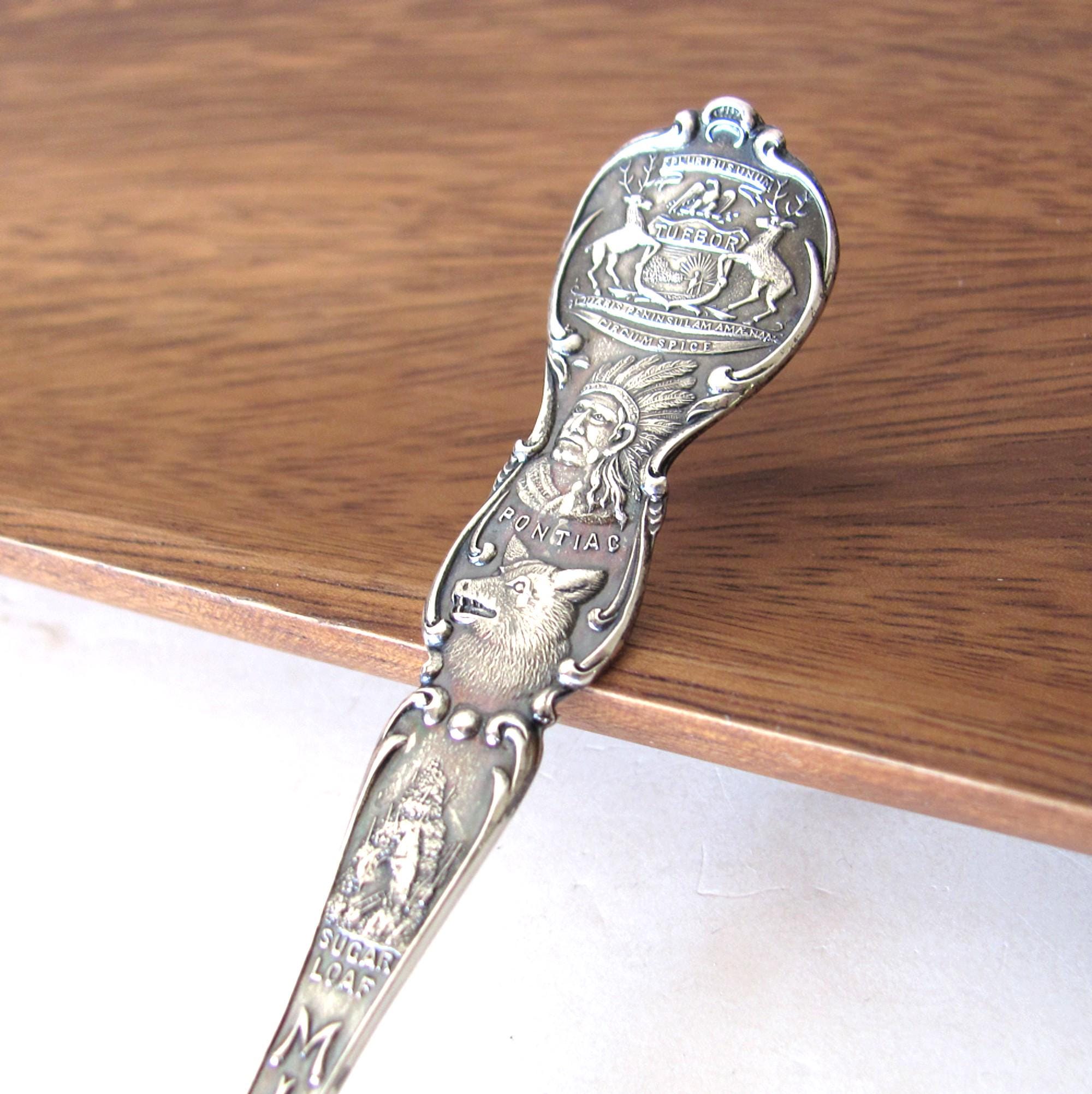 Michigan Sterling Spoon - Etsy