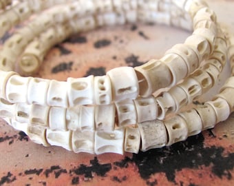 Shark vertebrae bones bracelet, fish bone beads vulture culture jewelry