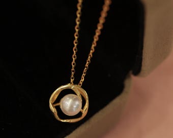 ミキモト 24インチ マチネ 養殖アコヤ真珠ネックレス 8～7.5mm 18K 