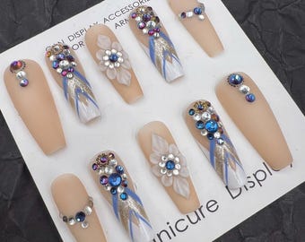 Press on nails / Fake Nails - E73