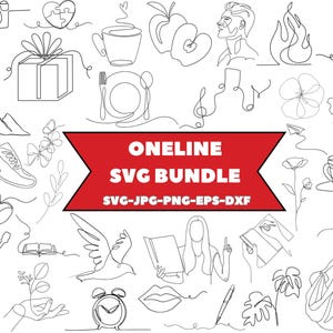 One Line Drawing svg,Minimal Svg,One Line Art Svg Bundle,Digital Line Art & Minimalist Vector,SVG Files for Cricut,home decor Digital files.