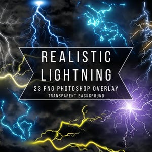 Seamless Lightning Patterns,Lightning overlays for Photoshop,Realistic Lightning Effects,Photo enhancements,Striking lightning overlays