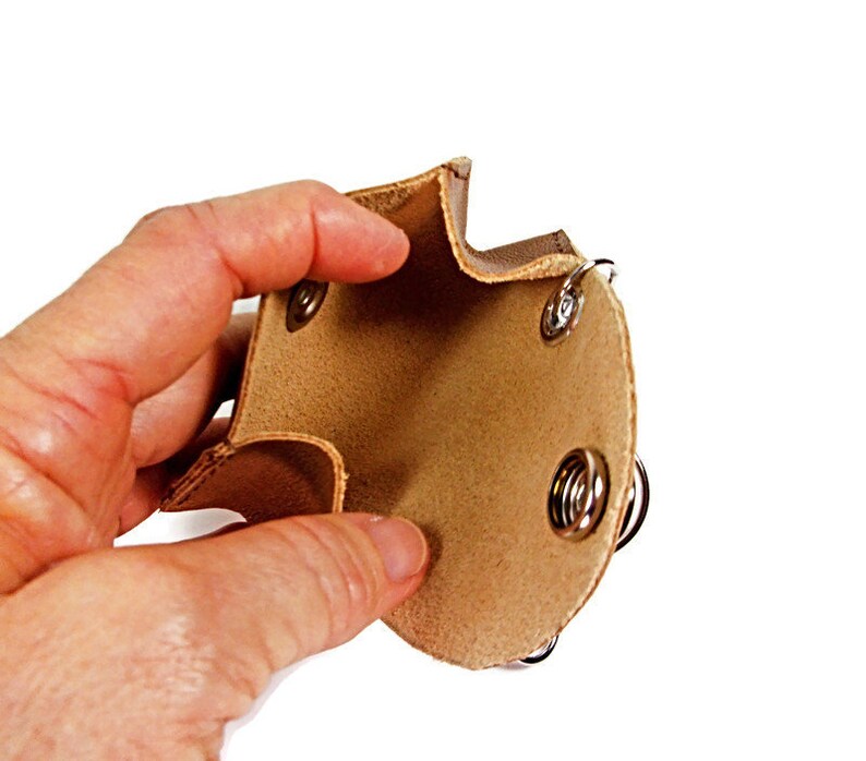 Keychain Coin Purse Leather Keychain Coin Pouch Keychain Etsy