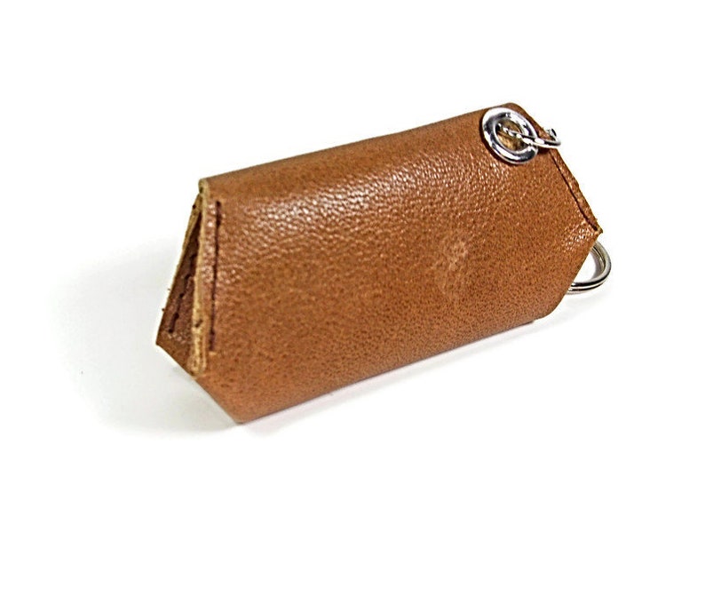 Keychain Coin Purse Leather Keychain Coin Pouch Keychain Etsy