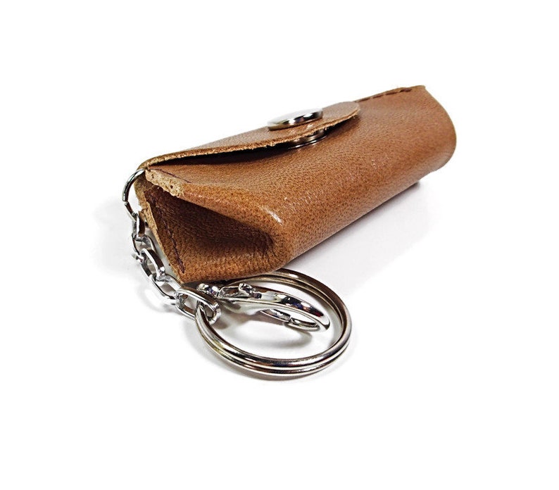 Keychain Coin Purse Leather Keychain Coin Pouch Keychain Etsy