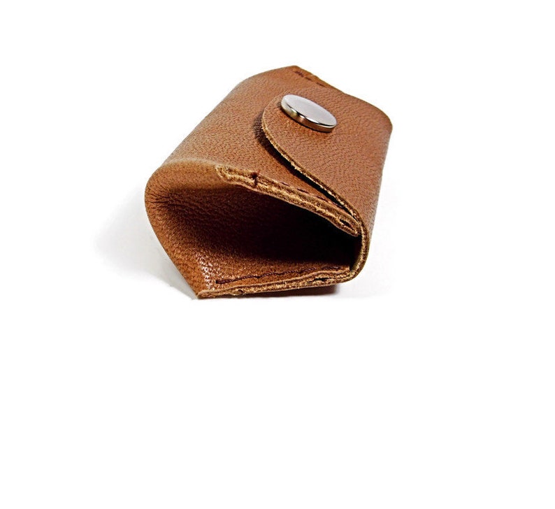 Keychain Coin Purse Leather Keychain Coin Pouch Keychain Etsy