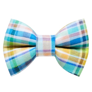 Cat Bow Tie - "The License to Chill" - Summer Plaid
