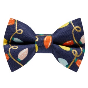 Cat Bow Tie - "The Deck the Halls" - Rifle Paper Co Christmas Holiday Fabric