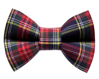 Cat Bow Tie - "The Plaid to Meet You " - Holiday Plaid