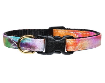 Cat Collar - &quot;The Half Baked&quot; - Tie Dye Print
