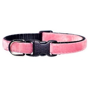 Cat Collar - &quot;The Ballerina - Cat Collar - Dusty Pink Velvet